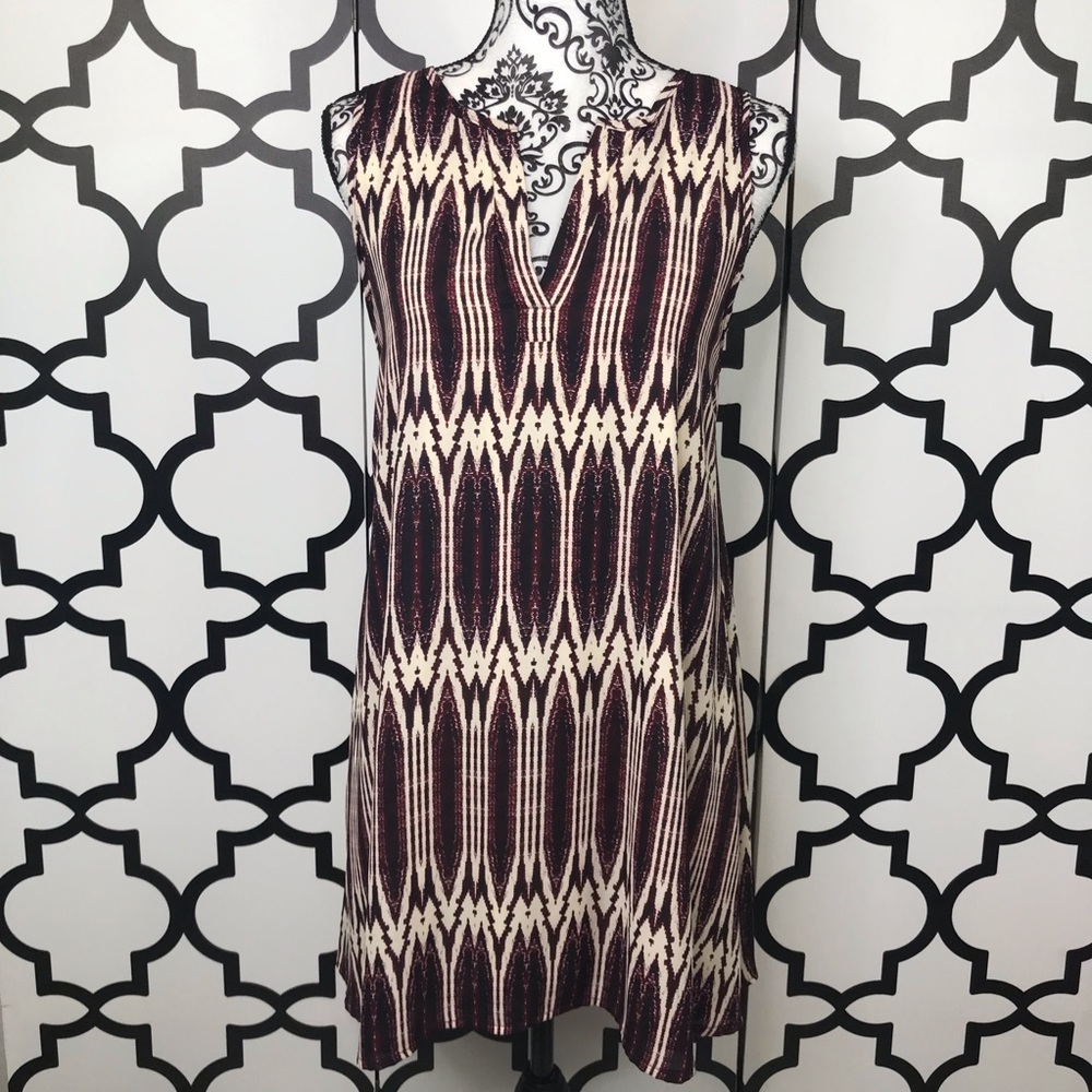 MOD Brown/Cream Dress